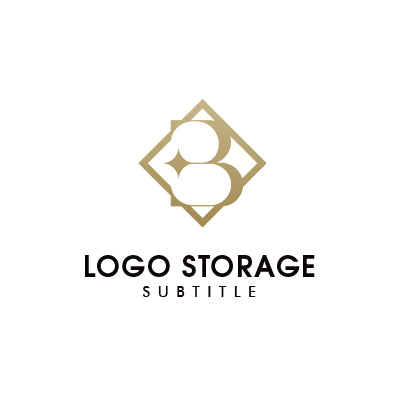 「B」をモチーフにデザインしたロゴ