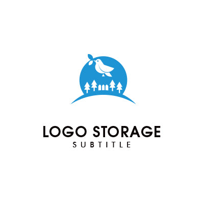 「鳥」「自然」をモチーフにデザインしたロゴ