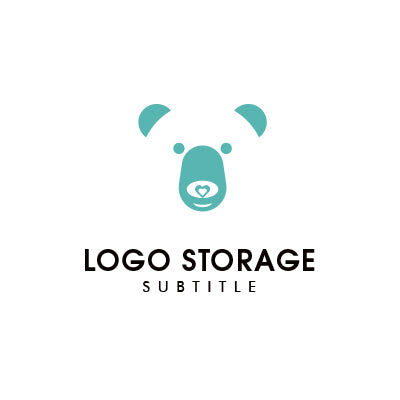 「クマ」をモチーフにデザインしたロゴ