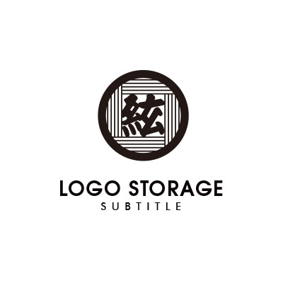 「楽」をモチーフにデザインしたロゴ