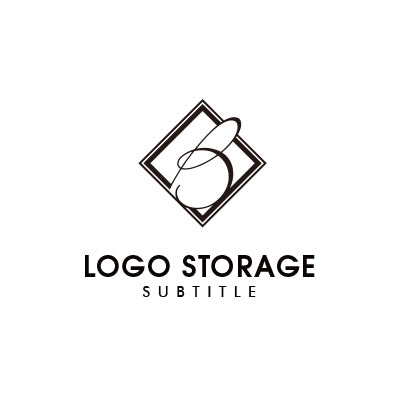 「B」をモチーフにデザインしたロゴ