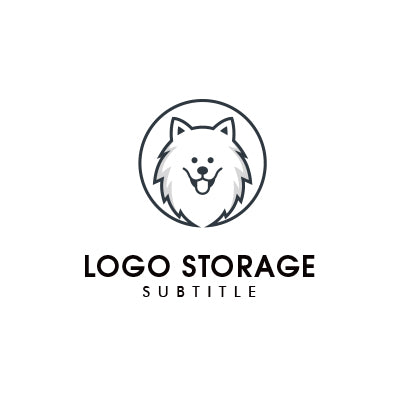 「犬」をモチーフにデザインしたロゴ