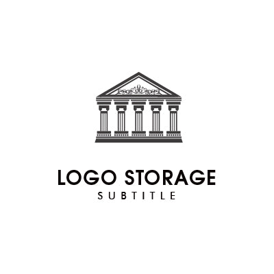 「神殿」をモチーフにデザインしたロゴ