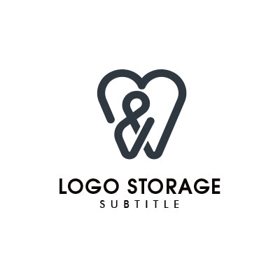 「歯」「アンド」をモチーフにデザインしたロゴ