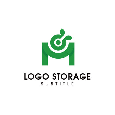 「M」をモチーフにデザインしたロゴ