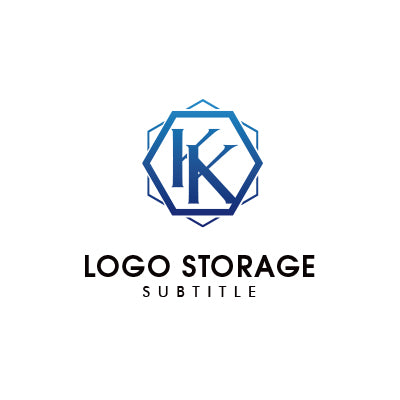 「K」をモチーフにデザインしたロゴ