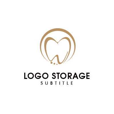 「歯」をモチーフにデザインしたロゴ