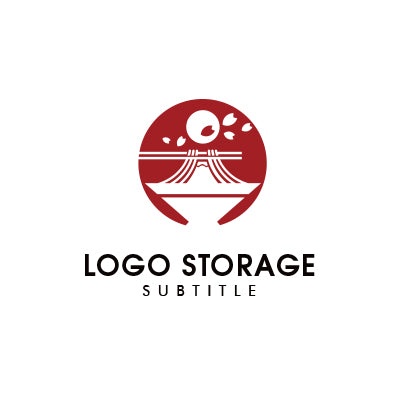 「ラーメン」「富士山」をモチーフにデザインしたロゴ