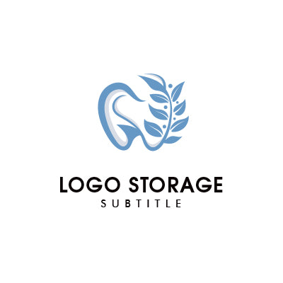 「歯」「葉」をモチーフにデザインしたロゴ