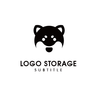 「犬」をモチーフにデザインしたロゴ