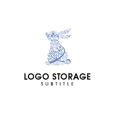 「ウサギ」「自然」をモチーフにデザインしたロゴ