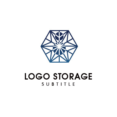 「幾何学模様」をモチーフにデザインしたロゴ