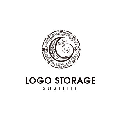 「月」をモチーフにデザインしたロゴ