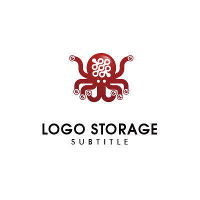 「タコ」をモチーフにデザインしたロゴ