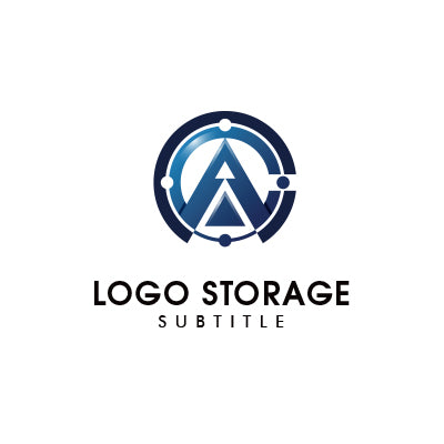 「A」をモチーフにデザインしたロゴ