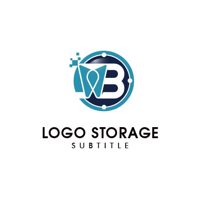 「B」「歯」をモチーフにデザインしたロゴ