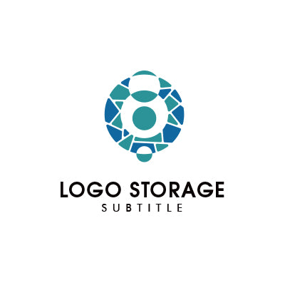 「幾何学」をモチーフにデザインしたロゴ