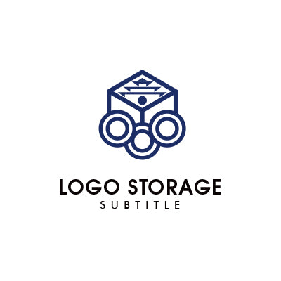 「BOX」「家」をモチーフにデザインしたロゴ