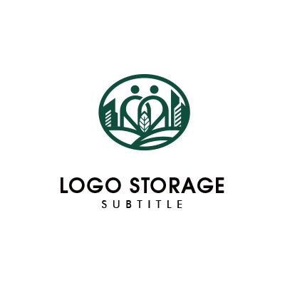 「自然」「家」「人」をモチーフにデザインしたロゴ