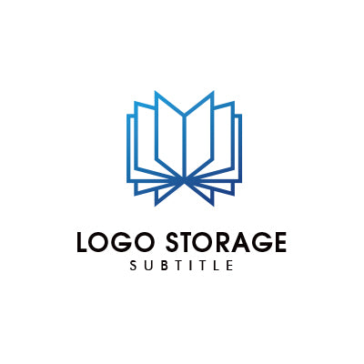 ブックロゴ | 知識・教育・成長を象徴するデザイン