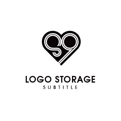 S&9 ハートロゴ | つながり・愛・ブランドアイデンティティを象徴するデザイン