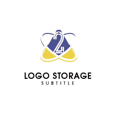 数字「2」シンボルロゴ | バランス・協力・成長を象徴するデザイン