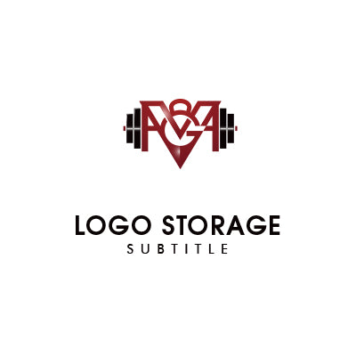 フィットネスロゴ | パワー・トレーニング・ボディメイクを象徴するデザイン