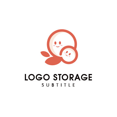 親子シンボルロゴ | 愛・つながり・安心感を象徴するデザイン