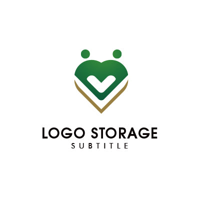 ハートコミュニティロゴ | 愛・信頼・サポートを象徴するデザイン