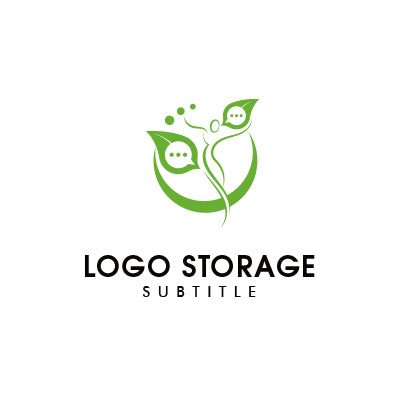 ナチュラルコミュニケーションロゴ | 環境・つながり・成長を象徴するデザイン