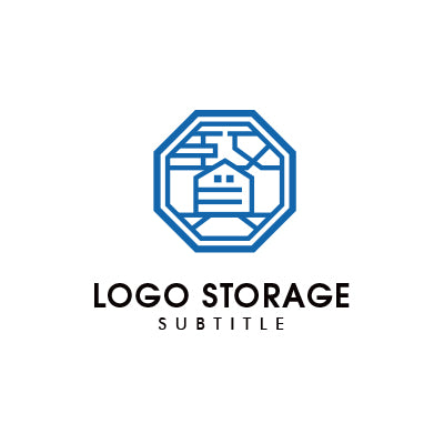 伝統とモダンを融合した八角形ロゴ | 日本の美を象徴する和柄デザイン