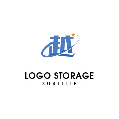 「越」ロゴ | 未来へ飛躍するダイナミックな漢字デザイン