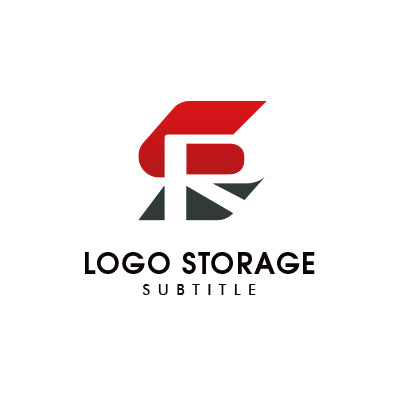 🔥 力強いR型ロゴ – ダイナミック&モダンなデザイン【ロゴ販売ならロゴストレージ】