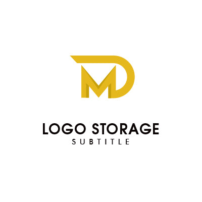 ✨ モダン&エレガントなMDロゴ – 洗練・高級感・信頼を象徴【ロゴ販売ならロゴストレージ】