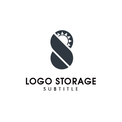 モダンなS型ロゴ – 太陽・エネルギー・成長を象徴【ロゴ販売ならロゴストレージ】