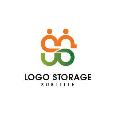 協力とつながりを象徴するS型ロゴ – 共創・チームワーク・信頼を表現【ロゴ販売ならロゴストレージ】