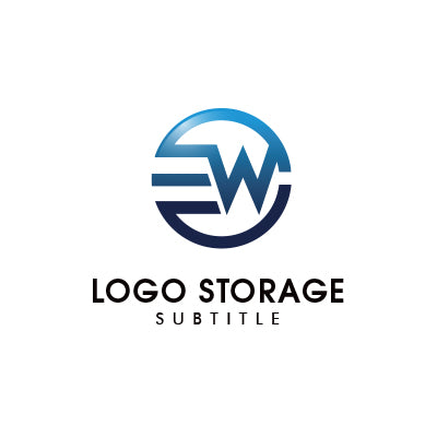 モダンなW型ロゴ – 信頼・成長・テクノロジーを象徴【ロゴ販売ならロゴストレージ】
