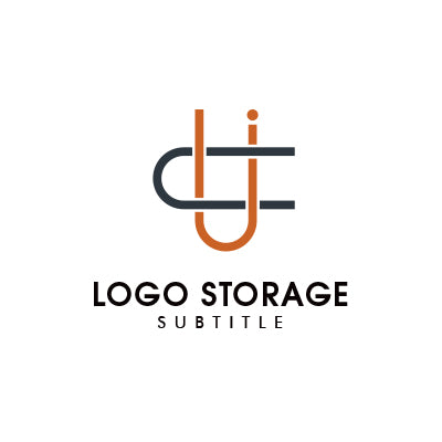 CとUを使用したモノグラムロゴ – シンプル・洗練・ブランドアイデンティティを強調【ロゴ販売ならロゴストレージ】