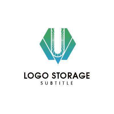 モダンなU型ロゴ – 成長・信頼・イノベーションを象徴【ロゴ販売ならロゴストレージ】