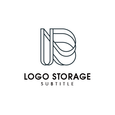 洗練されたモノラインのNBロゴ – シンプル・モダン・スタイリッシュを象徴【ロゴ販売ならロゴストレージ】