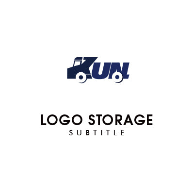 物流・配送業向けKUNロゴ – スピード・信頼・効率を象徴【ロゴ販売ならロゴストレージ】