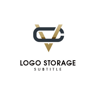 VCモチーフの洗練されたロゴデザイン|ロゴ販売はロゴストレージ