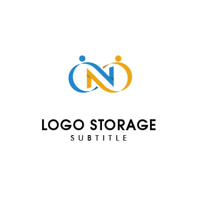 人と繋がるNモチーフのロゴデザイン|ロゴ販売はロゴストレージ