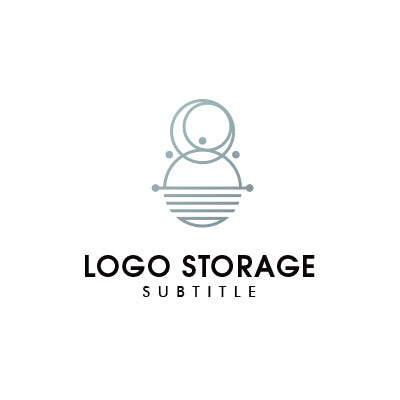 スタイリッシュな8モチーフのロゴデザイン|ロゴ販売はロゴストレージ