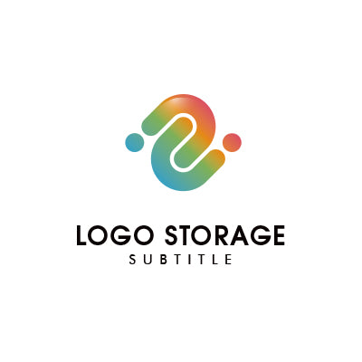 つながりを象徴するモダンなロゴデザイン|ロゴ販売はロゴストレージ