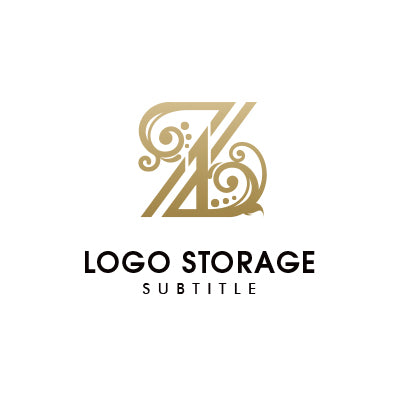 Zをモチーフにしたエレガントで華やかなロゴデザイン|ロゴ販売はロゴストレージ