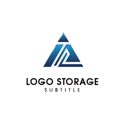 三角形とラインで構成されたロゴデザイン|ロゴ販売ならロゴストレージ
