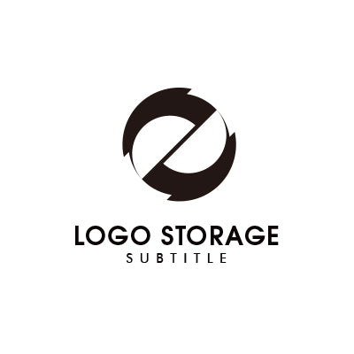 回転と循環を象徴するシンボリックなロゴデザイン|ロゴ販売ならロゴストレージ