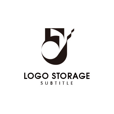 Eの文字と音の流れを感じさせるロゴデザイン|ロゴ販売ならロゴストレージ