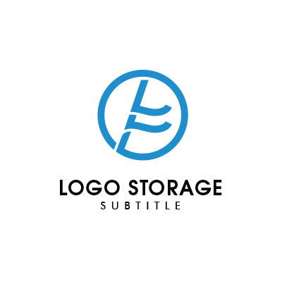 EとLをモチーフにした流れを感じるロゴデザイン|ロゴ販売ならロゴストレージ